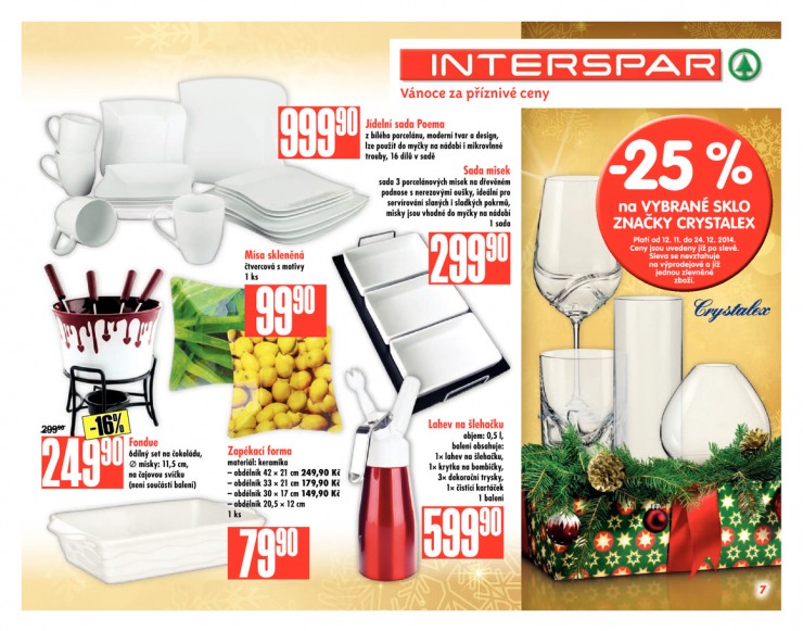 leták Interspar Vánoce od 12.11.2014 strana 1 leták Interspar Vánoce od 12.11.2014 strana 1