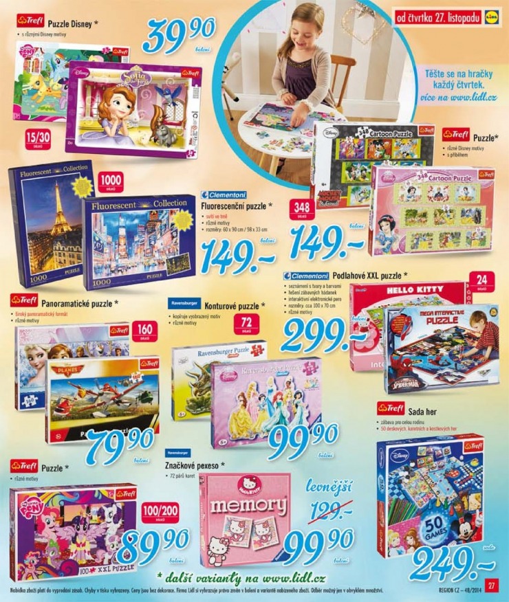 leták Lidl Akční nabídka od 24.11.2014 strana 1