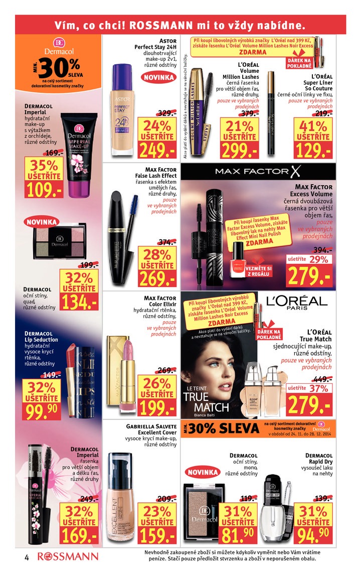 leták Rossmann Leták od 24.11.2014 strana 1 leták Rossmann Leták od 24.11.2014 strana 1