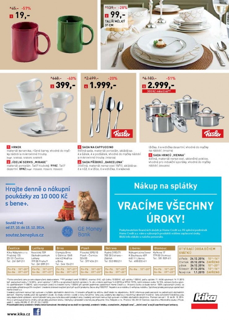 leták Kika Aktuální leták od 1.12.2014 strana 1 leták Kika Aktuální leták od 1.12.2014 strana 1