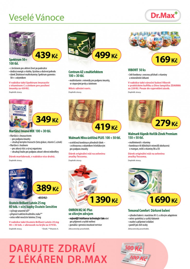 leták Dr. Max lékárna Aktuální leták od 3.12.2014 strana 1 leták Dr. Max lékárna Aktuální leták od 3.12.2014 strana 1