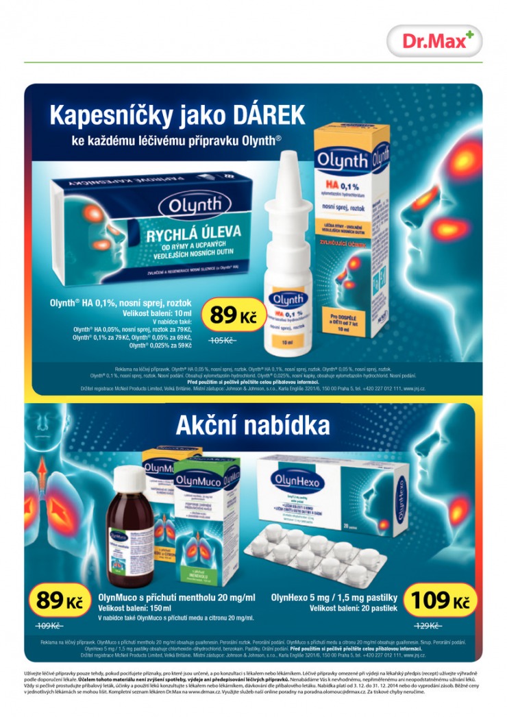 leták Dr. Max lékárna Aktuální leták od 3.12.2014 strana 1 leták Dr. Max lékárna Aktuální leták od 3.12.2014 strana 1