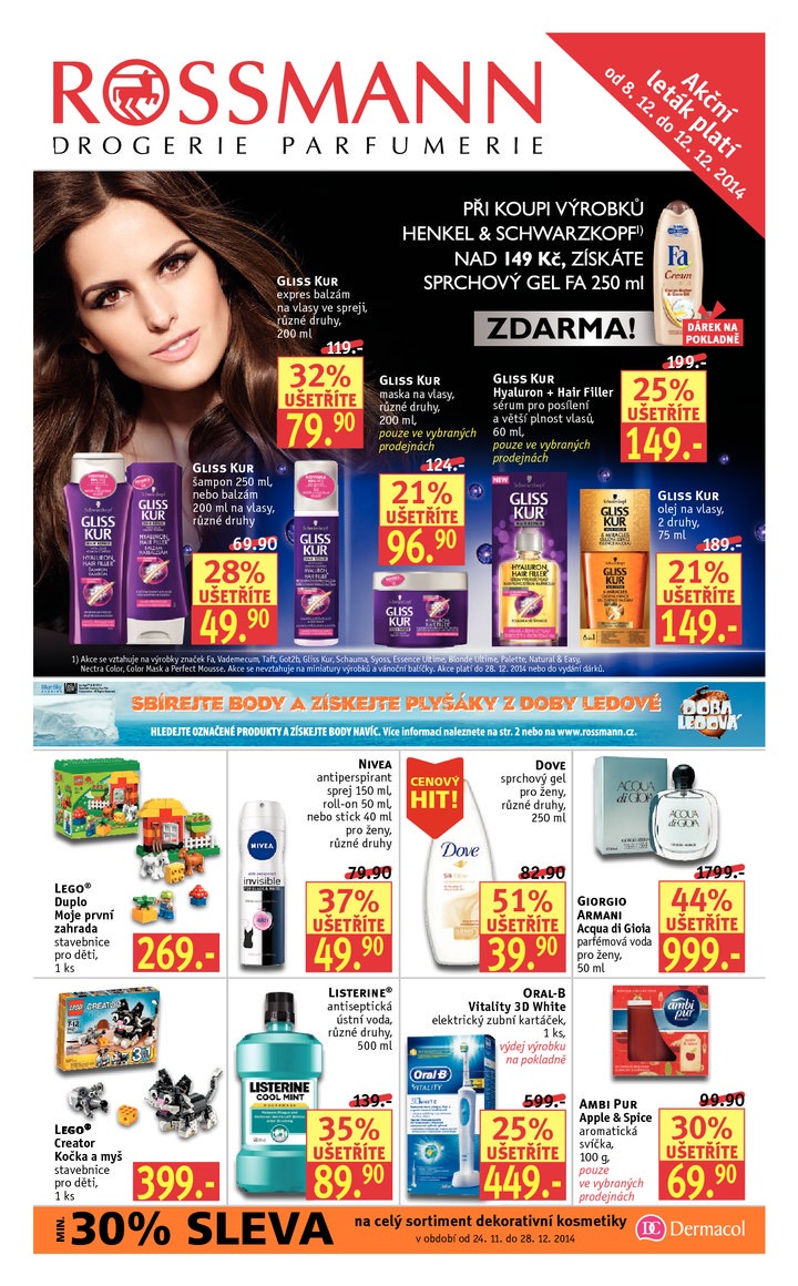leták Rossmann Leták od 8.12.2014 strana 1 leták Rossmann Leták od 8.12.2014 strana 1