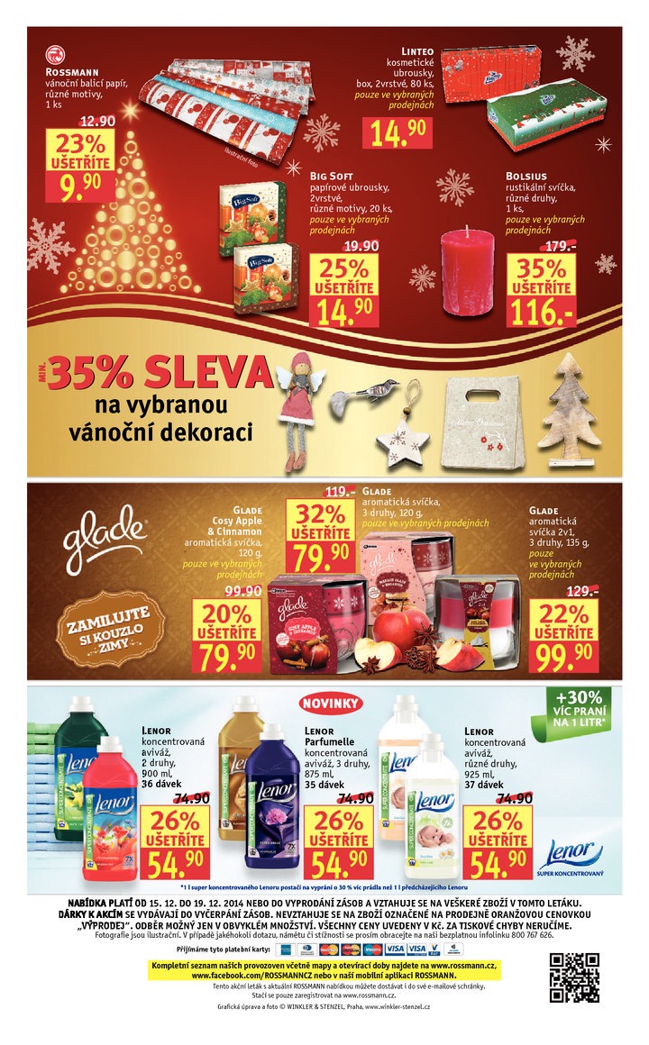 leták Rossmann Leták od 15.12.2014 strana 1 leták Rossmann Leták od 15.12.2014 strana 1