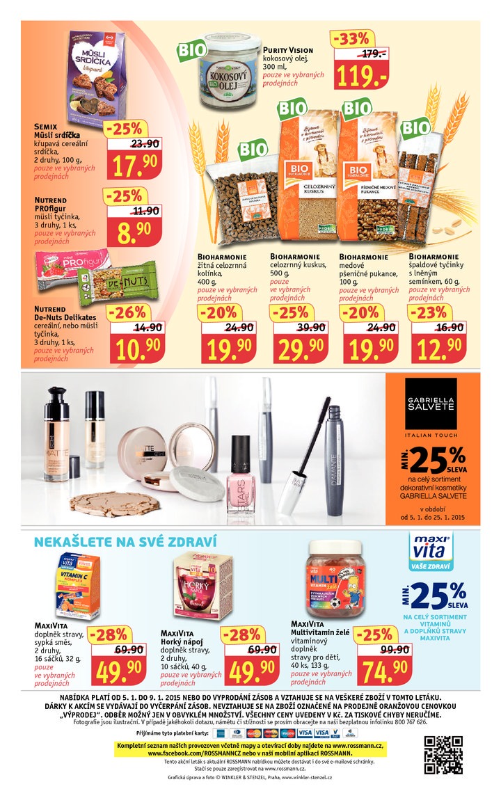 leták Rossmann Leták od 5.1.2015 strana 1 leták Rossmann Leták od 5.1.2015 strana 1