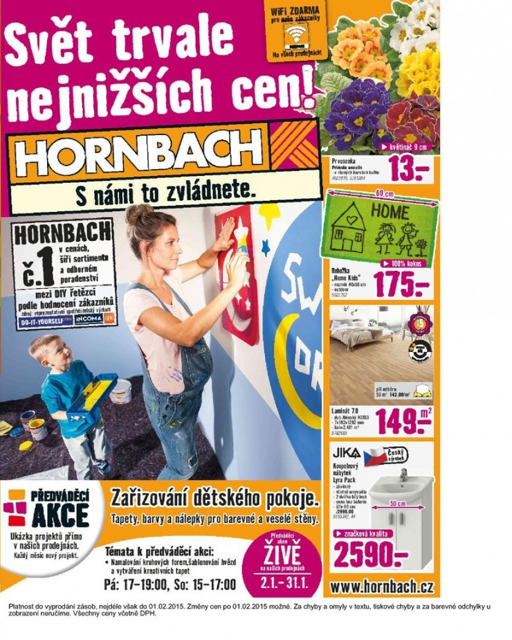 leták Hornbach Aktuální leták od 3.1.2015 strana 1 leták Hornbach Aktuální leták od 3.1.2015 strana 1