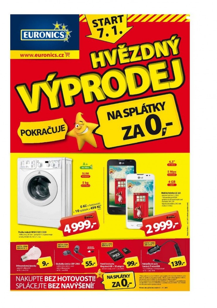 leták Euronics Aktuální leták od 7.1.2015 strana 1 leták Euronics Aktuální leták od 7.1.2015 strana 1