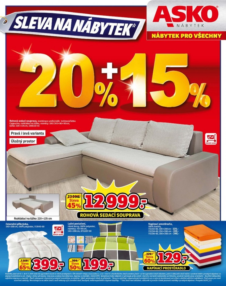 leták Asko nábytek katalog od 22.1.2015 strana 1 leták Asko nábytek katalog od 22.1.2015 strana 1