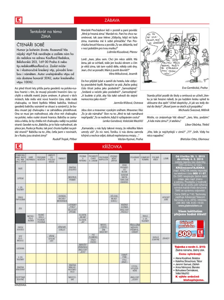 leták Kaufland Aktuální nabídka od 29.1.2015 strana 1 leták Kaufland Aktuální nabídka od 29.1.2015 strana 1