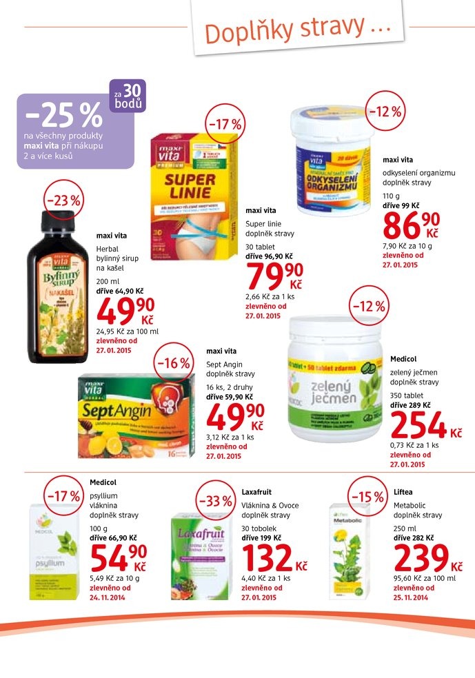 leták DM drogerie Journal od 28.1.2015 strana 1