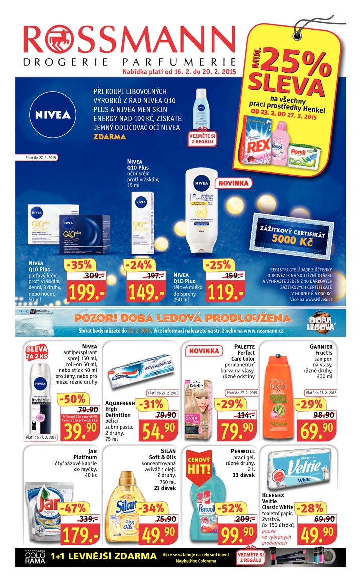 leták Rossmann Leták od 16.2.2015 strana 1 leták Rossmann Leták od 16.2.2015 strana 1
