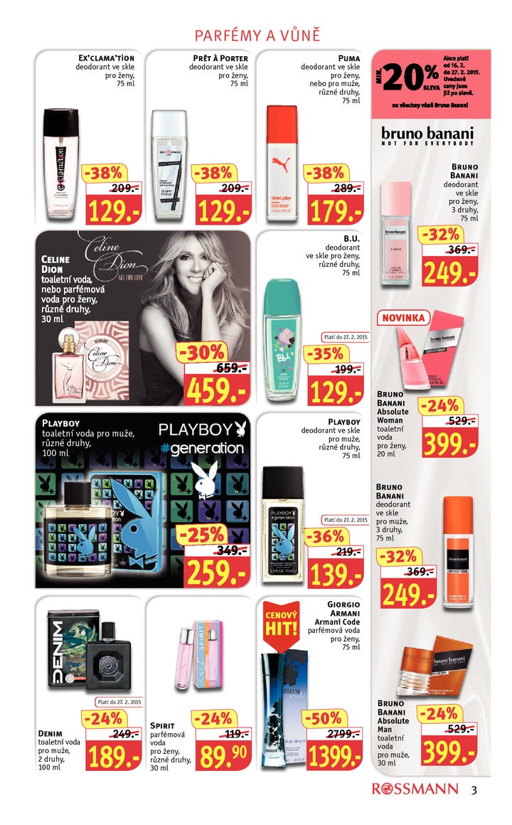 leták Rossmann Leták od 16.2.2015 strana 1 leták Rossmann Leták od 16.2.2015 strana 1