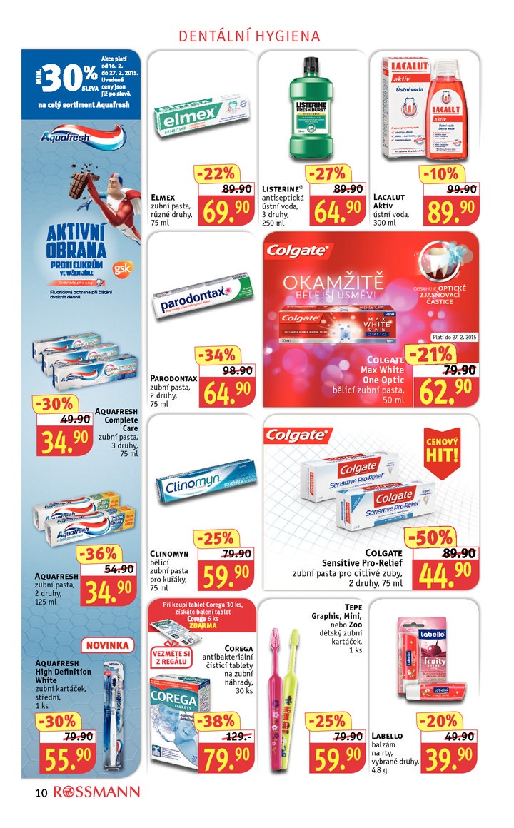 leták Rossmann Leták od 16.2.2015 strana 1 leták Rossmann Leták od 16.2.2015 strana 1