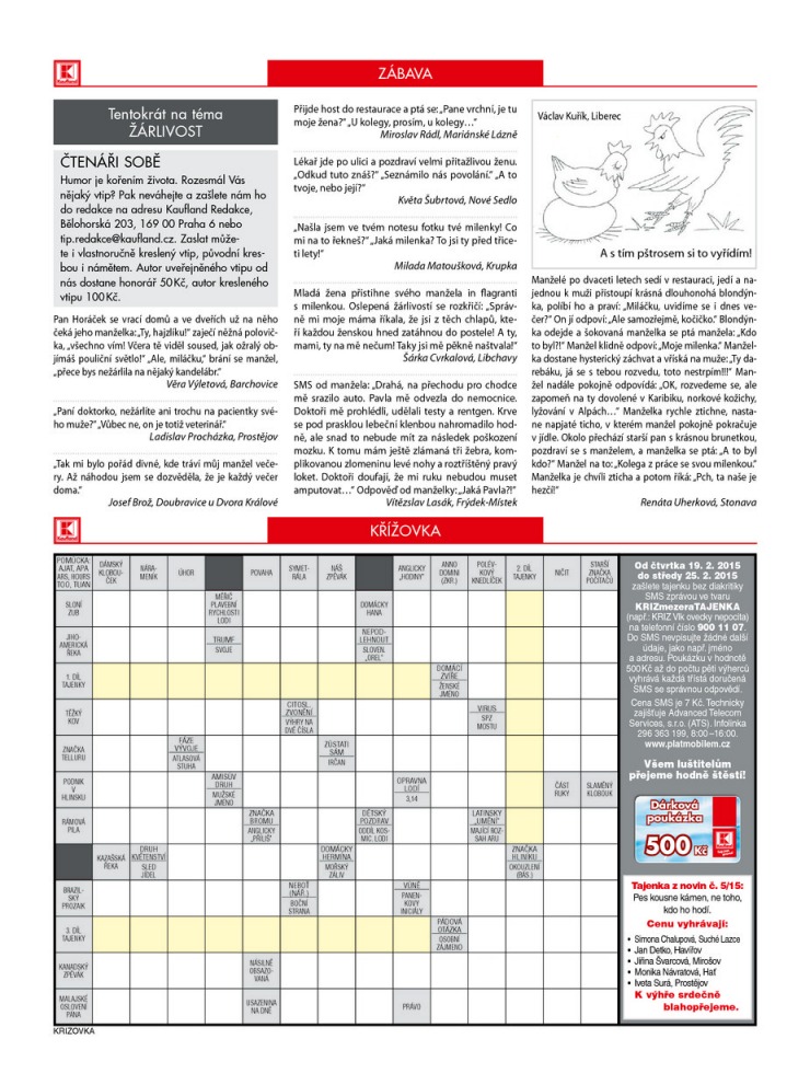 leták Kaufland Aktuální nabídka od 19.2.2015 strana 1 leták Kaufland Aktuální nabídka od 19.2.2015 strana 1