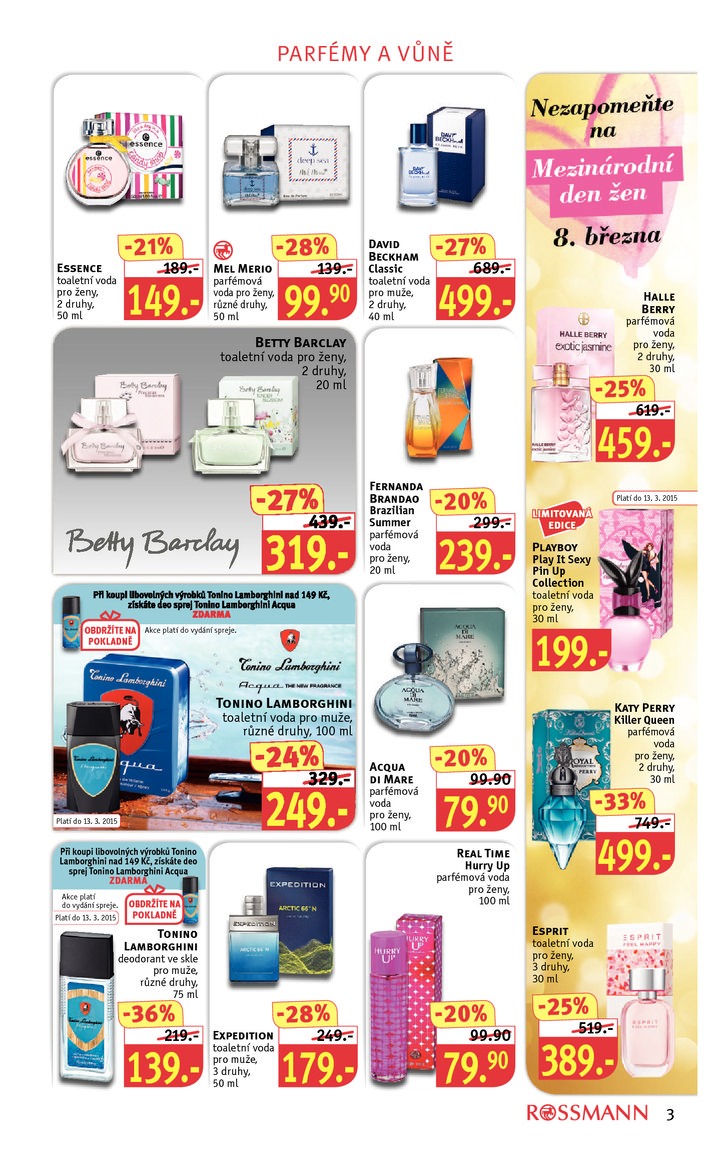 leták Rossmann Leták od 2.3.2015 strana 1 leták Rossmann Leták od 2.3.2015 strana 1