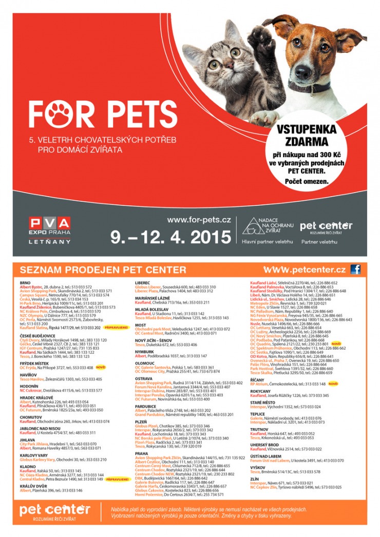 leták Pet Center Akční leták od 1.3.2015 strana 1 leták Pet Center Akční leták od 1.3.2015 strana 1
