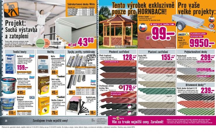 leták Hornbach Aktuální leták od 4.3.2015 strana 1 leták Hornbach Aktuální leták od 4.3.2015 strana 1