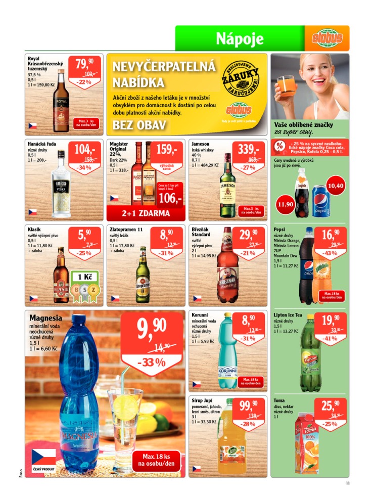 leták Globus Naše noviny od 5.3.2015 strana 1 leták Globus Naše noviny od 5.3.2015 strana 1
