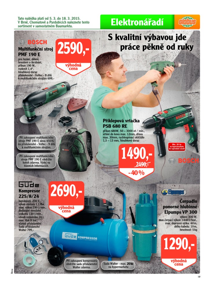 leták Globus Naše noviny od 5.3.2015 strana 1 leták Globus Naše noviny od 5.3.2015 strana 1