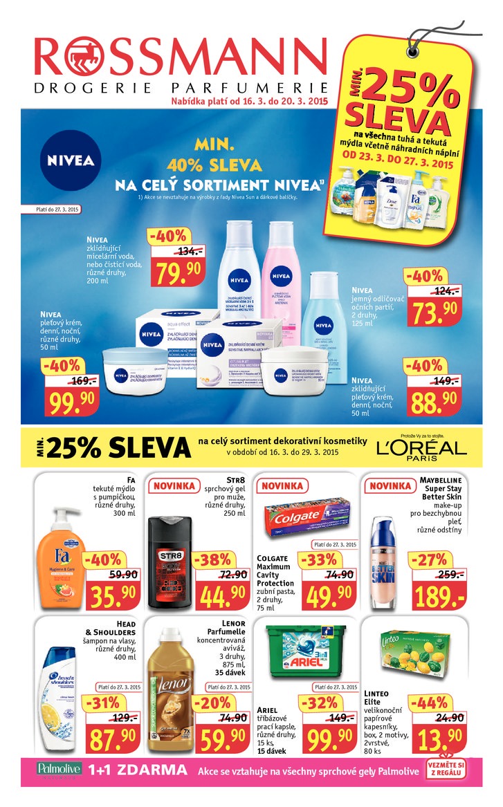 leták Rossmann Leták od 16.3.2015 strana 1 leták Rossmann Leták od 16.3.2015 strana 1