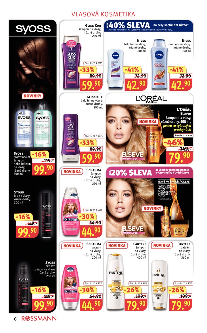 leták Rossmann Leták od 16.3.2015 strana 1 leták Rossmann Leták od 16.3.2015 strana 1