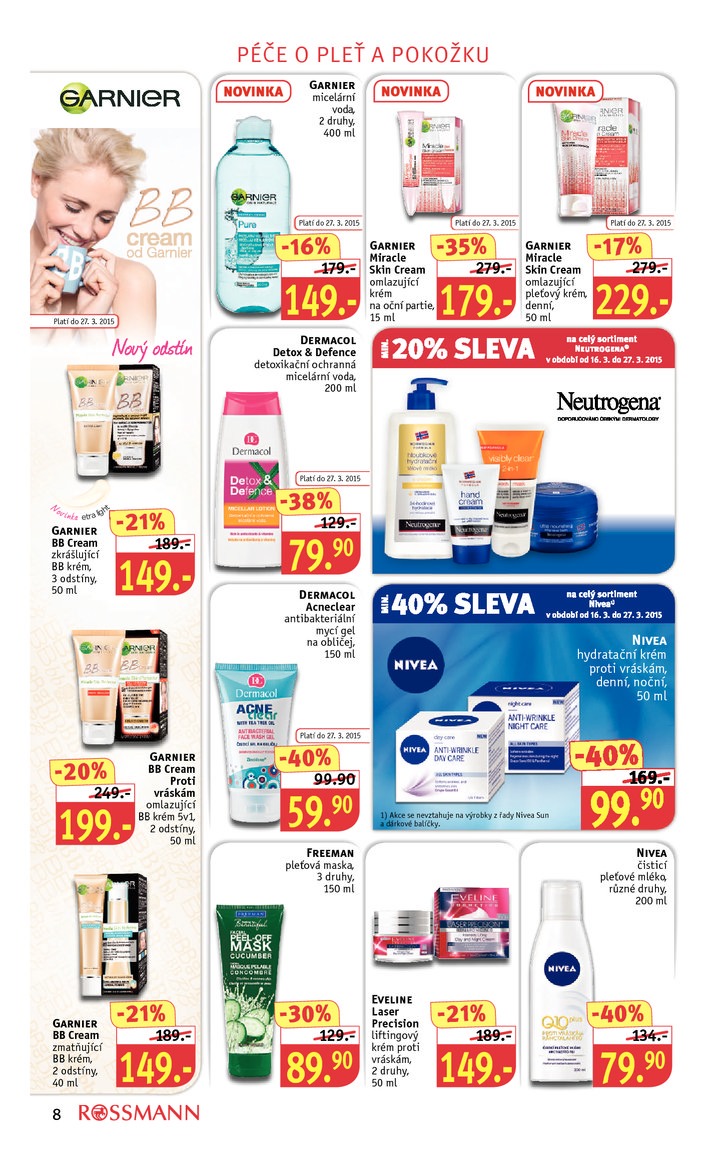 leták Rossmann Leták od 16.3.2015 strana 1 leták Rossmann Leták od 16.3.2015 strana 1