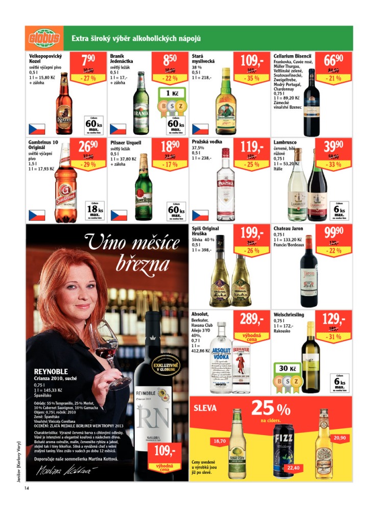 leták Globus Naše noviny od 19.3.2015 strana 1 leták Globus Naše noviny od 19.3.2015 strana 1