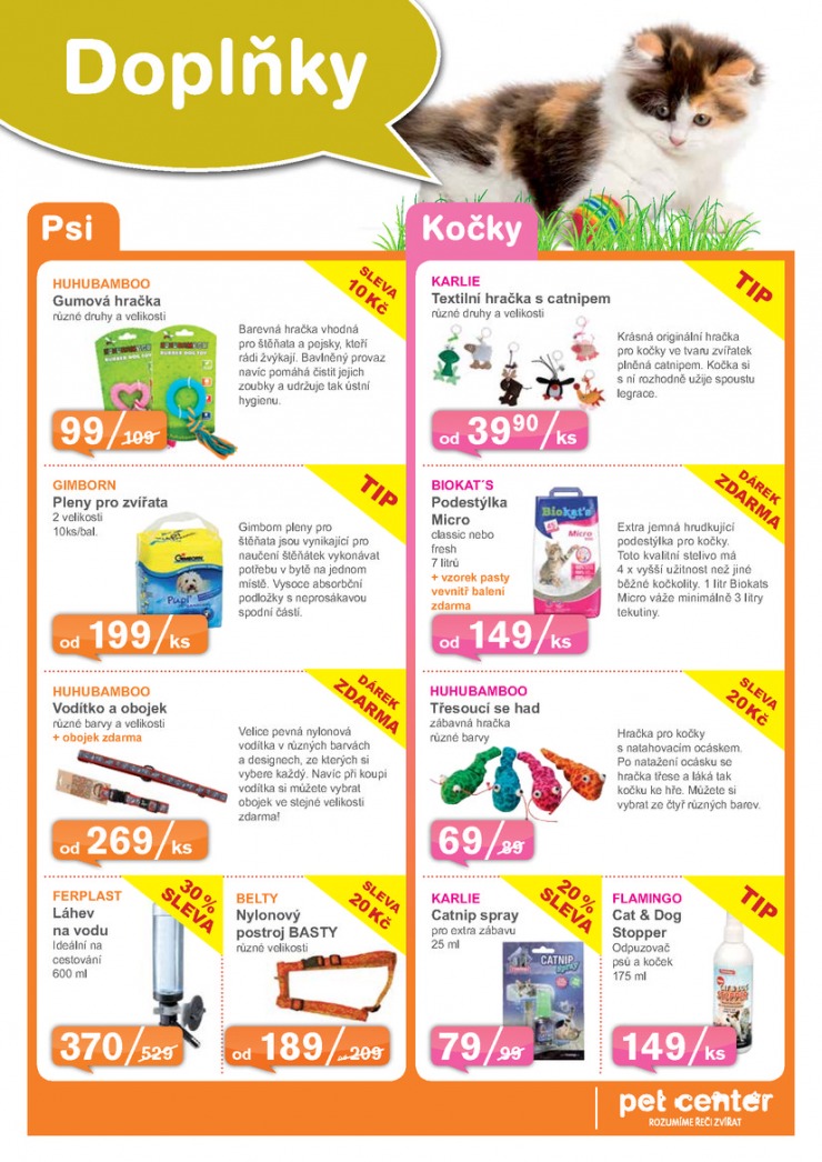 leták Pet Center Akční leták od 1.4.2015 strana 1 leták Pet Center Akční leták od 1.4.2015 strana 1