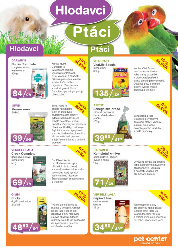 leták Pet Center Akční leták od 1.4.2015 strana 1 leták Pet Center Akční leták od 1.4.2015 strana 1