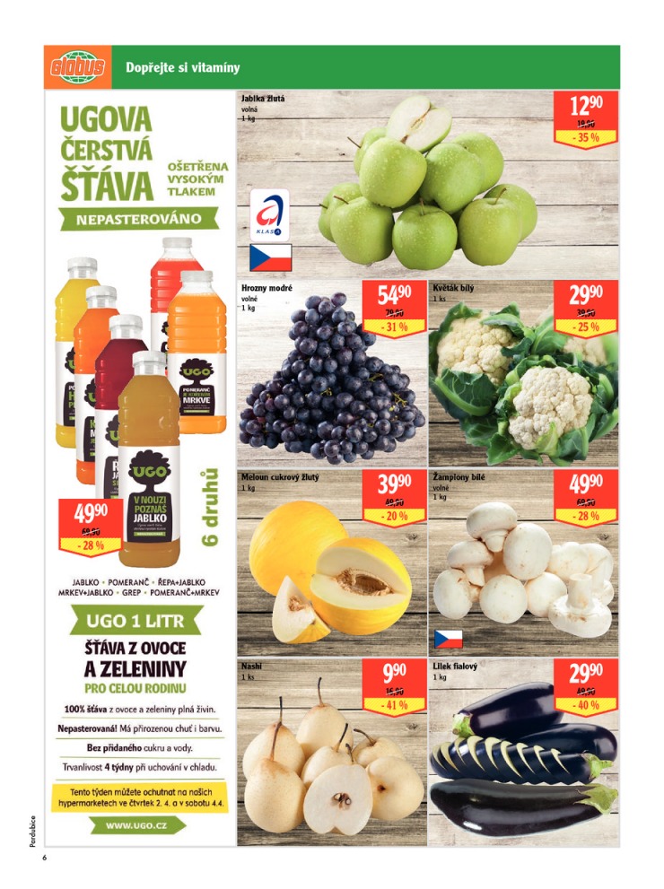 leták Globus Naše noviny od 2.4.2015 strana 1 leták Globus Naše noviny od 2.4.2015 strana 1
