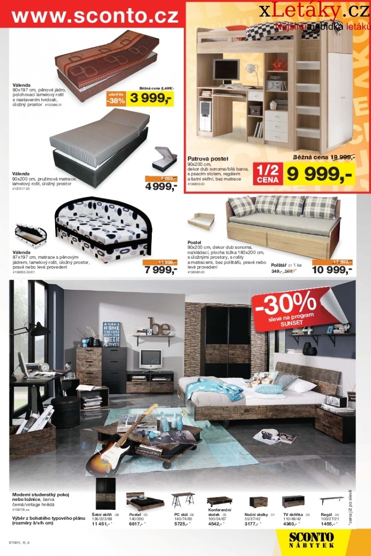 leták Sconto nábytek leták strana 1 leták Sconto nábytek leták strana 1