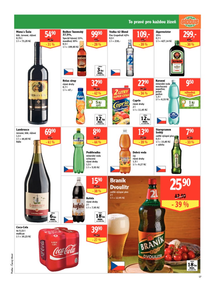leták Globus Naše noviny od 9.4.2015 strana 1 leták Globus Naše noviny od 9.4.2015 strana 1