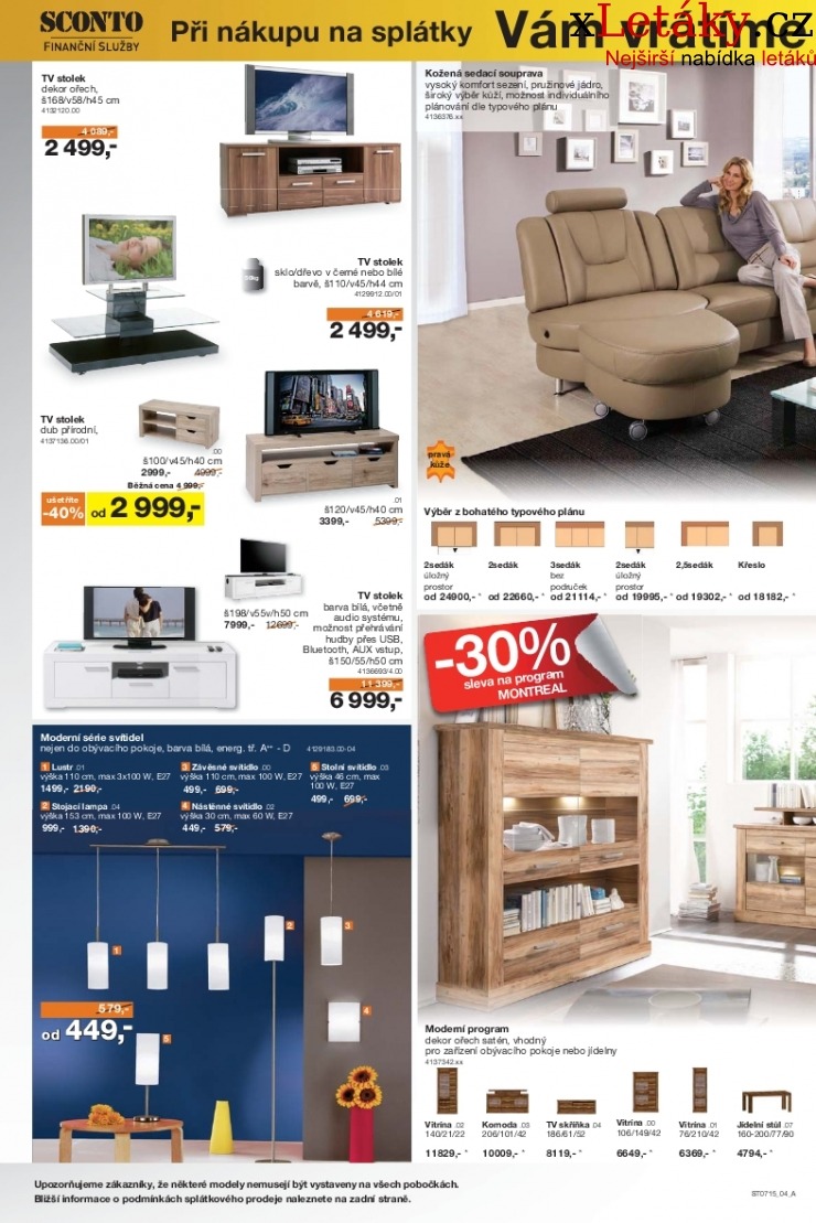 leták Sconto nábytek leták strana 1 leták Sconto nábytek leták strana 1