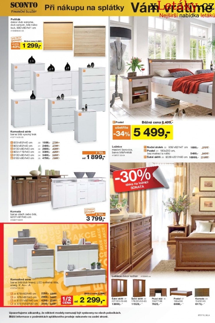 leták Sconto nábytek leták strana 1 leták Sconto nábytek leták strana 1