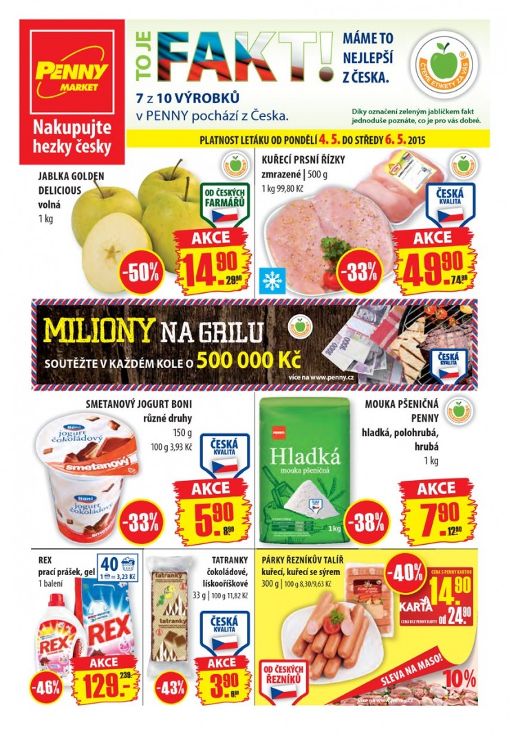 leták Penny Aktuální nabídka od 4.5.2015 strana 1 leták Penny Aktuální nabídka od 4.5.2015 strana 1