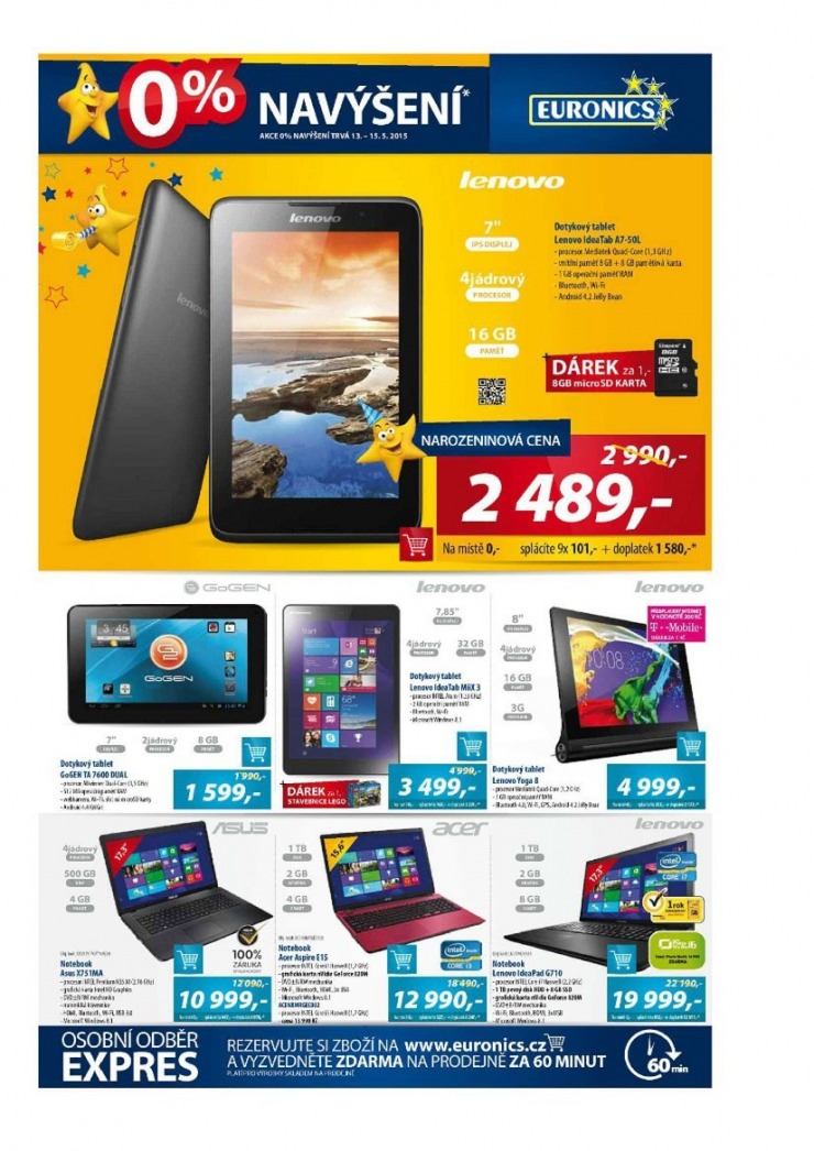 leták Euronics Aktuální leták od 13.5.2015 strana 1 leták Euronics Aktuální leták od 13.5.2015 strana 1