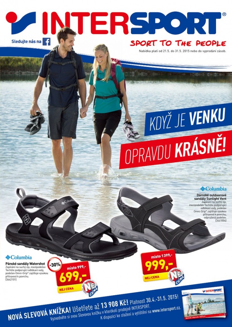 leták Intersport Aktuální leták od 21.5.2015 strana 1 leták Intersport Aktuální leták od 21.5.2015 strana 1