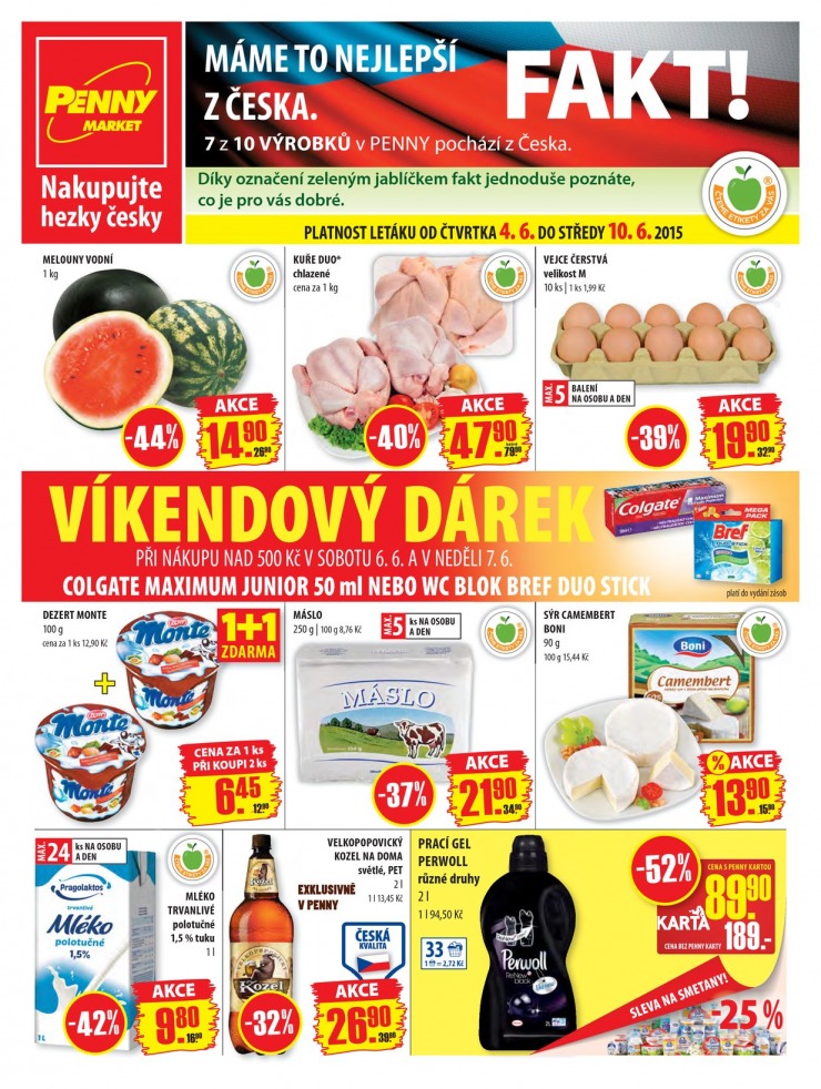 leták Penny Aktuální nabídka od 4.6.2015 strana 1 leták Penny Aktuální nabídka od 4.6.2015 strana 1