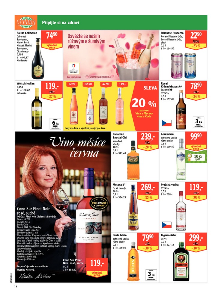 leták Globus Naše noviny od 4.6.2015 strana 1 leták Globus Naše noviny od 4.6.2015 strana 1