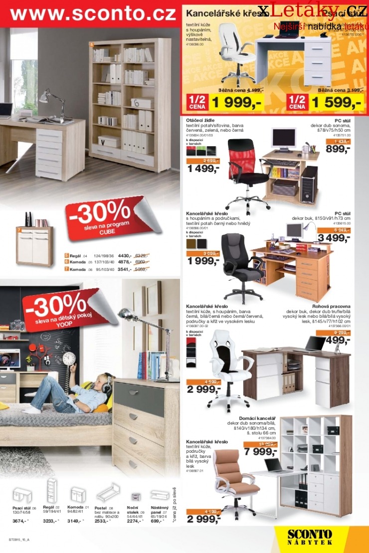 leták Sconto nábytek leták strana 1 leták Sconto nábytek leták strana 1
