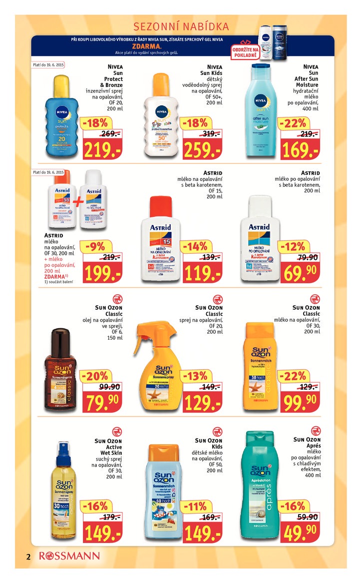 leták Rossmann Leták od 8.6.2015 strana 1 leták Rossmann Leták od 8.6.2015 strana 1