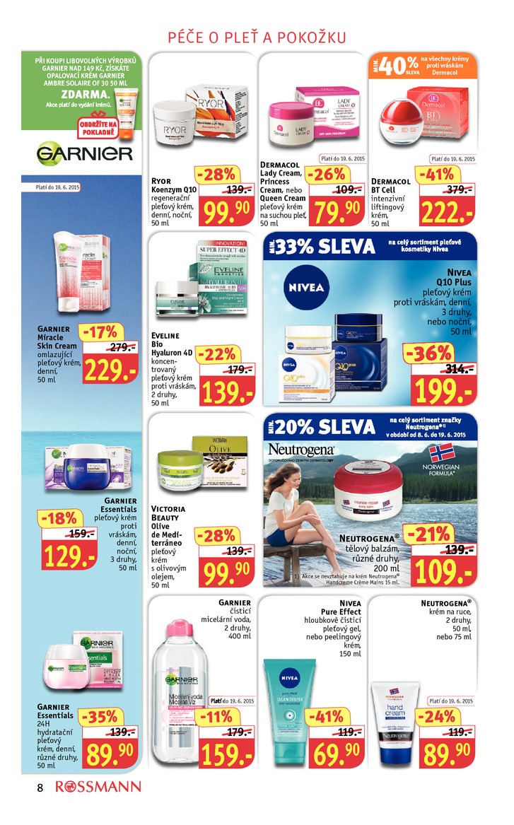 leták Rossmann Leták od 8.6.2015 strana 1 leták Rossmann Leták od 8.6.2015 strana 1