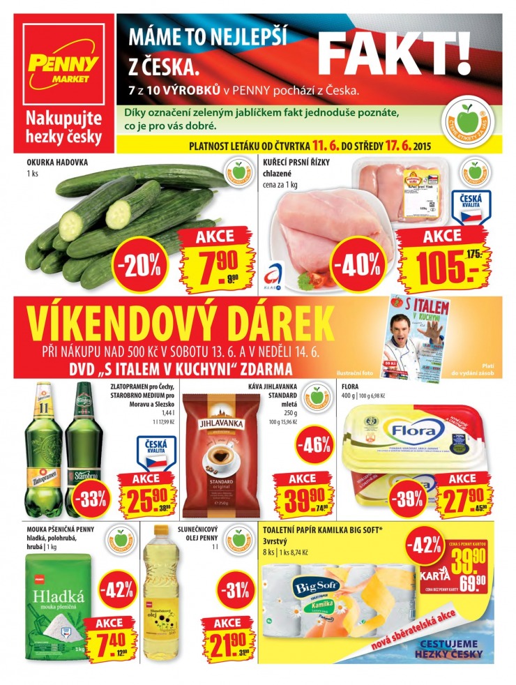 leták Penny Aktuální nabídka od 11.6.2015 strana 1 leták Penny Aktuální nabídka od 11.6.2015 strana 1