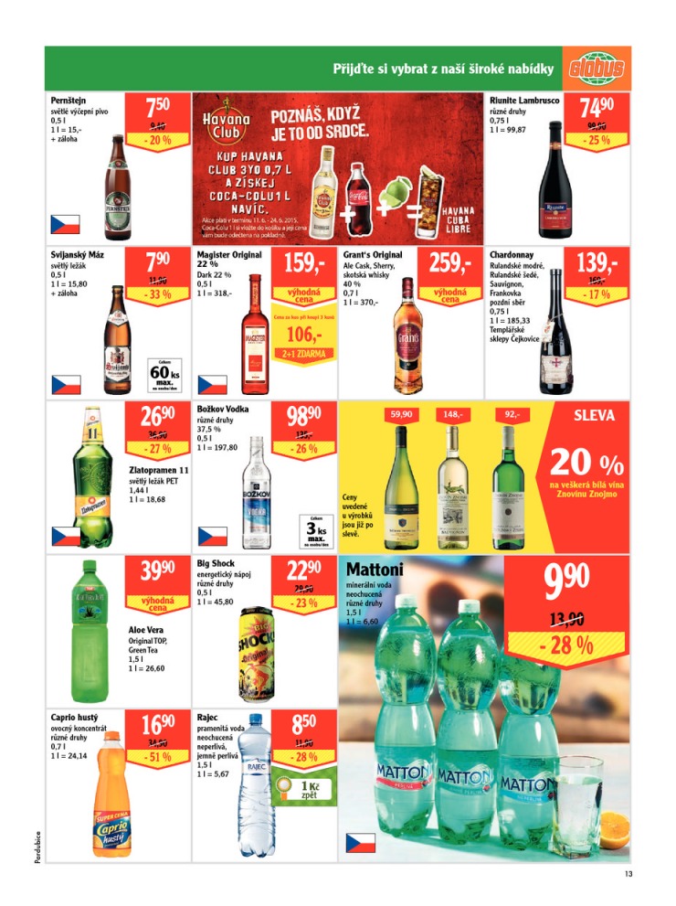 leták Globus Naše noviny od 11. 6. 2015 strana 1 leták Globus Naše noviny od 11. 6. 2015 strana 1