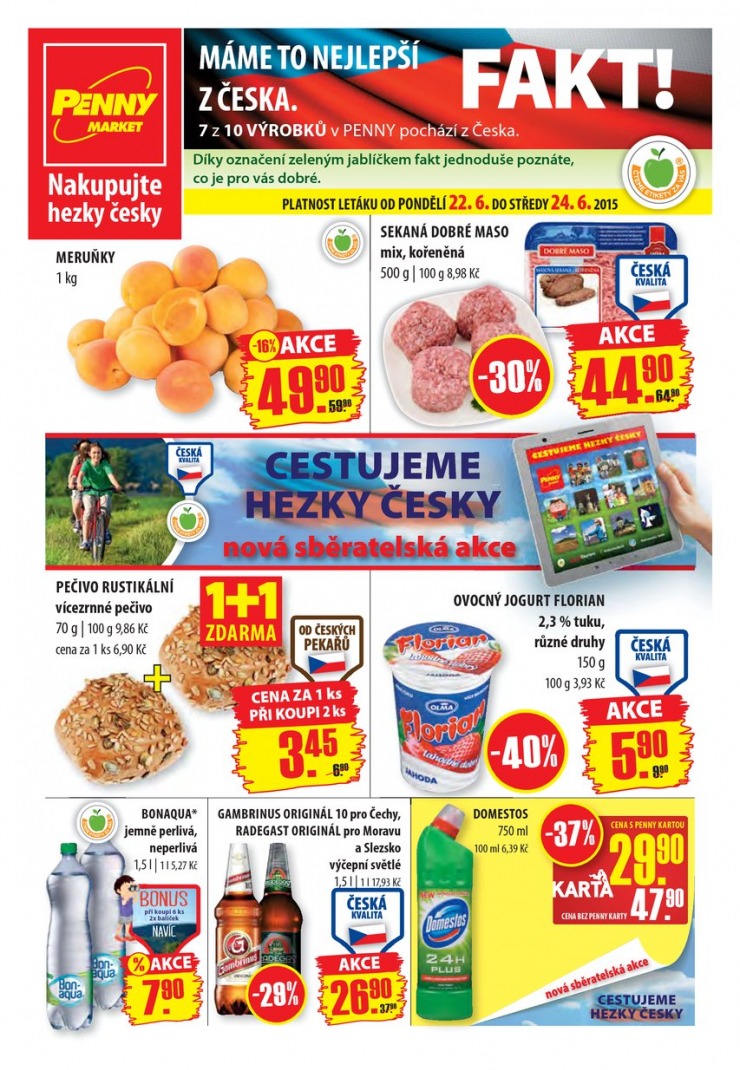 leták Penny Aktuální nabídka od 22.6.2015 strana 1 leták Penny Aktuální nabídka od 22.6.2015 strana 1