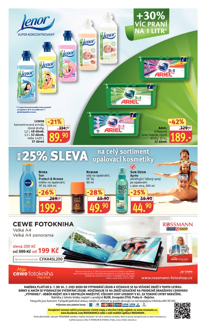 leták Rossmann Leták od 6.7.2015 strana 1 leták Rossmann Leták od 6.7.2015 strana 1