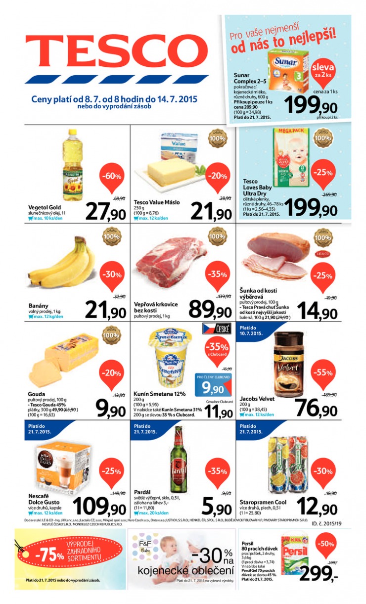 leták Tesco OD od 8.7.2015 strana 1 leták Tesco OD od 8.7.2015 strana 1