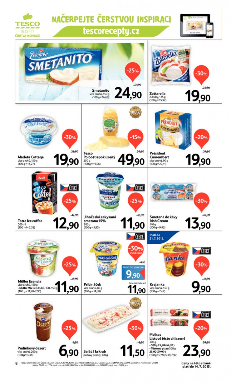 leták Tesco OD od 8.7.2015 strana 1 leták Tesco OD od 8.7.2015 strana 1