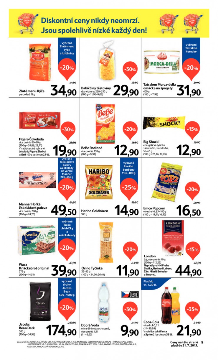leták Tesco OD od 8.7.2015 strana 1 leták Tesco OD od 8.7.2015 strana 1