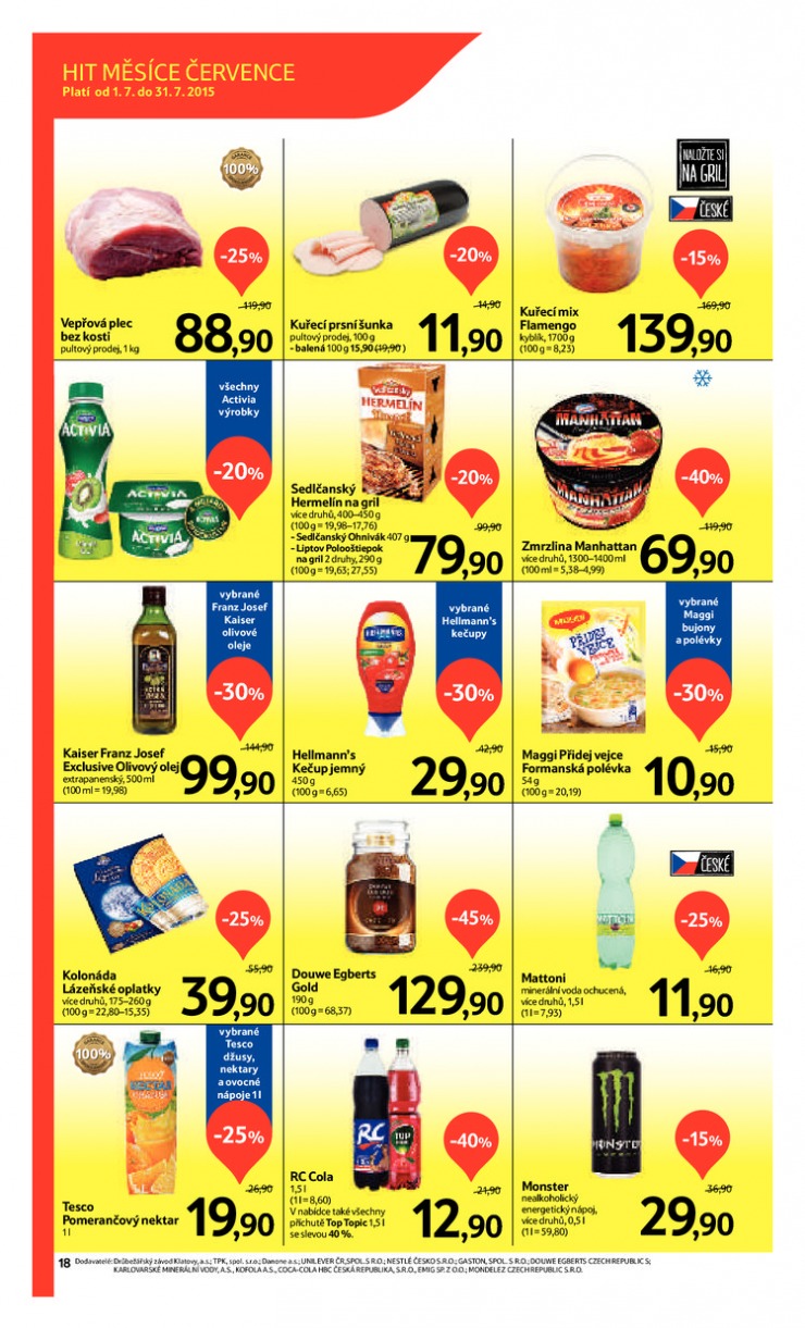 leták Tesco OD od 8.7.2015 strana 1 leták Tesco OD od 8.7.2015 strana 1